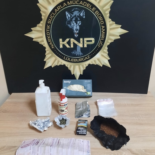 Kırklareli'nde uyuşturucu ticareti yaptığı iddia edilen şüpheli tutuklandı