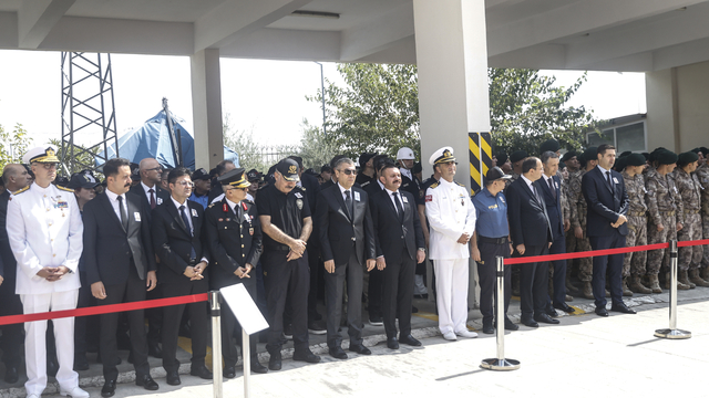 Mersin'de şehit olan polis memuru Mustafa Karapınar için tören düzenlendi