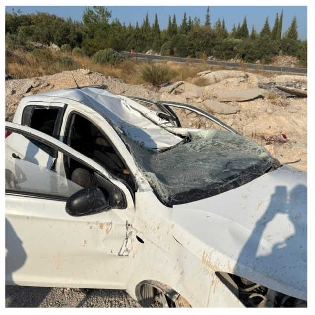 Muğla'da takla atan otomobilin sürücüsü öldü