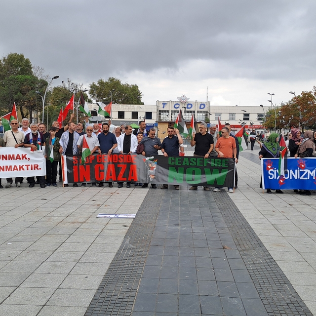 Sakarya'dan Filistin'e ve Küresel Sumud Filosu'na destek