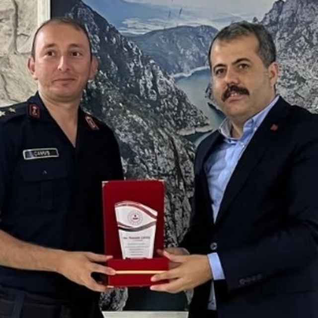 Vezirköprü'de Üsteğmen Çavuş'a veda yemeği