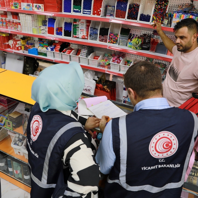 Şanlıurfa'da kırtasiye ve okul ürünlerine yönelik denetim yapıldı