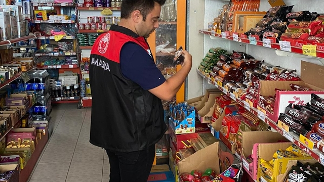 Göynücek'te eğitim kurumları çevresindeki gıda işletmeleri denetlendi