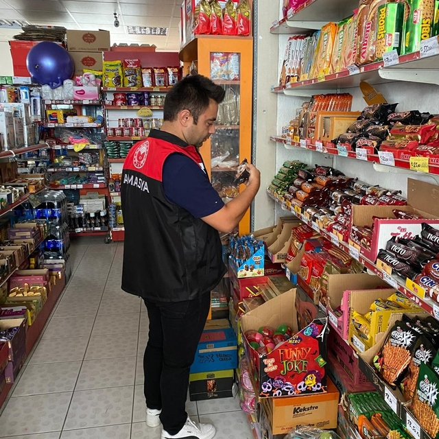 Göynücek'te eğitim kurumları çevresindeki gıda işletmeleri denetlendi