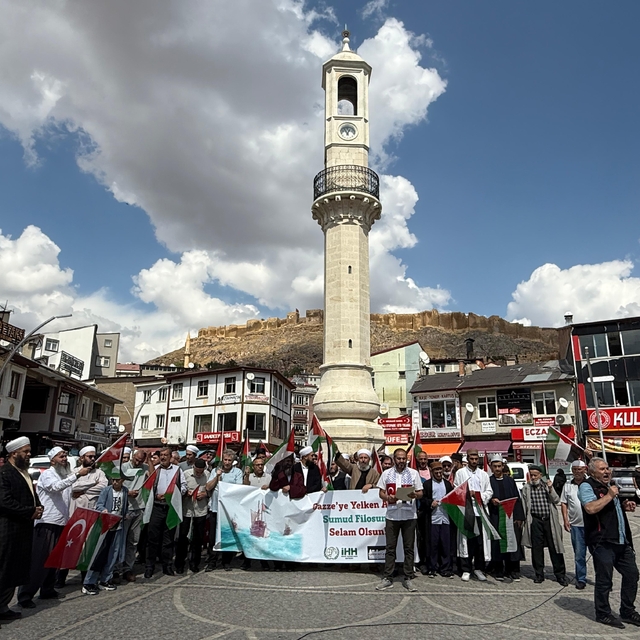 Trabzon, Bayburt ve Ordu'dan Filistin'e ve Küresel Sumud Filosu'na destek