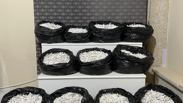 Kırıkkale'de 57 bin 340 makaron ele geçirildi