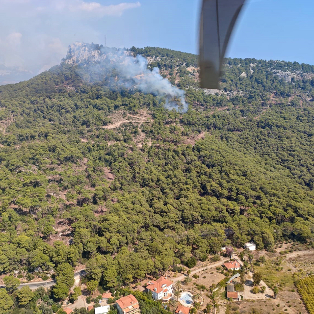 Antalya'da orman yangını