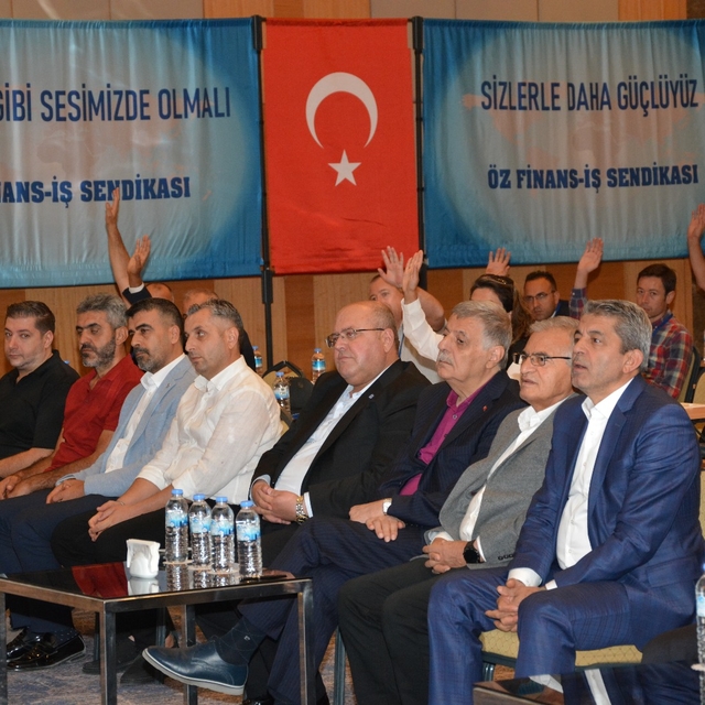 Malatya'da Öz Finans İş Sendikası 2. olağan genel kurulu yapıldı