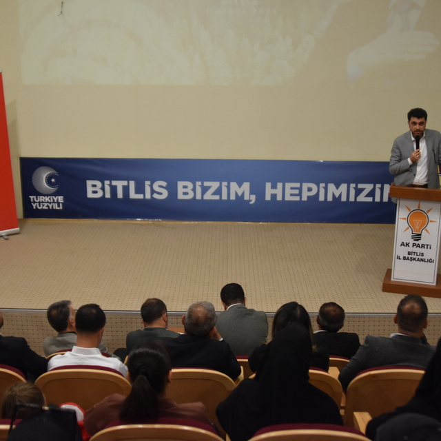 Bitlis'te "Yeşil Dönüşüm ve İklim Farkındalığı" programı yapıldı