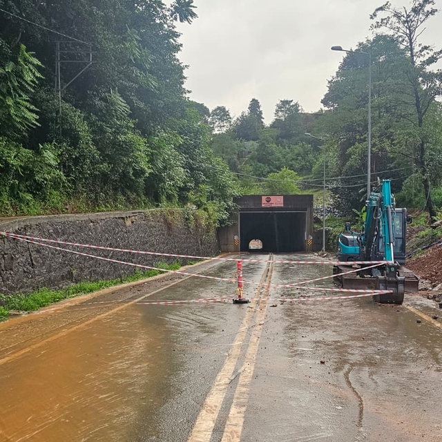 Artvin'de sağanak etkili oldu