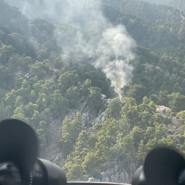Manavgat'ta çıkan orman yangını kontrol altına alındı