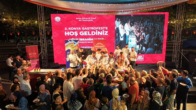 Konya GastroFest lezzet tutkunlarını ağırladı