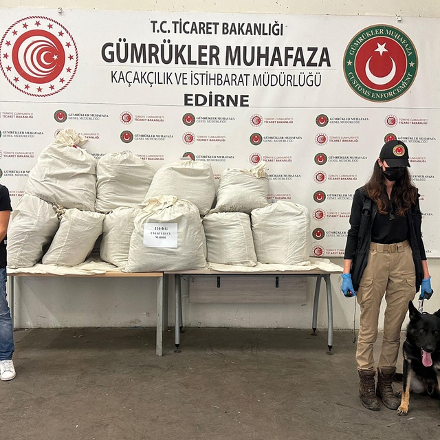Kapıkule'de tankerde 114 kilo uyuşturucu ele geçirildi