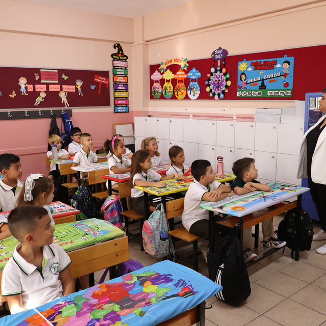 Edirne'de okullarda ilk derste "yeşil vatan" konusu işlendi