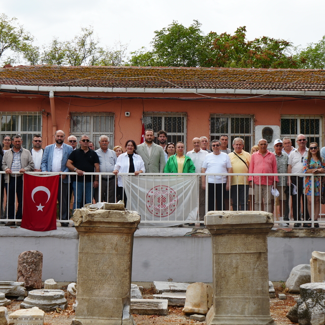 Yurt dışından gelen ziyaretçiler Tekirdağ'daki antik kentleri gezdi