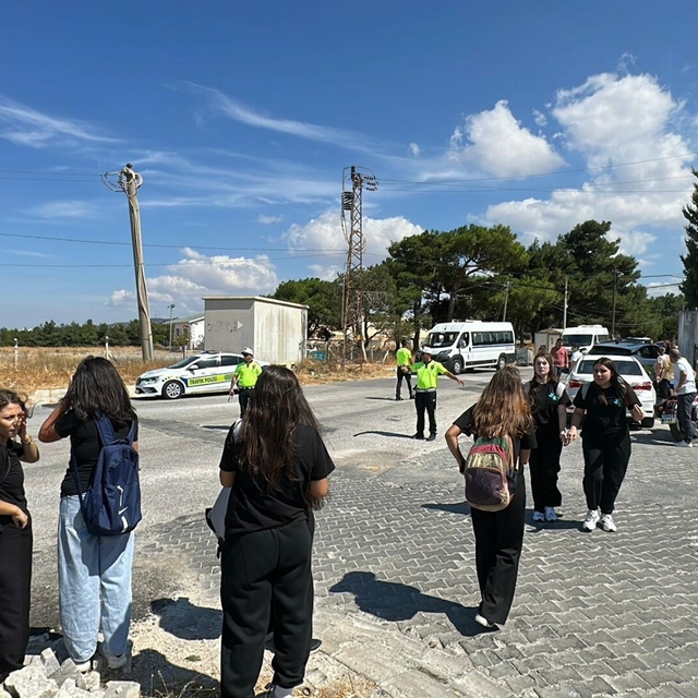 Çanakkale'de orman yangını (2)