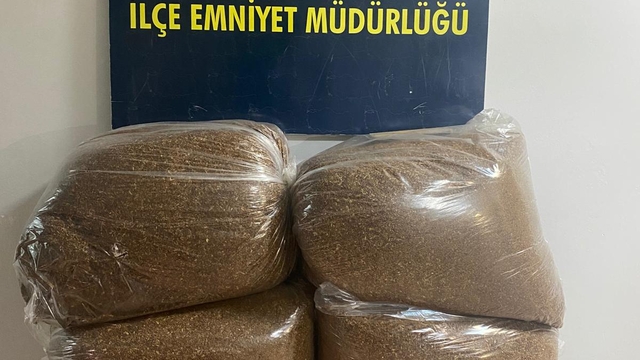 Edirne'de 120 kilogram kaçak tütün ele geçirildi