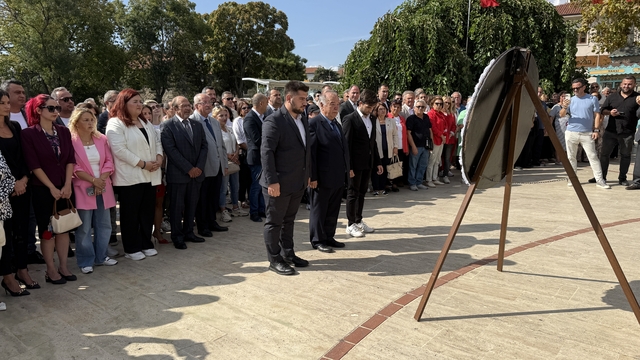 Tekirdağ'da CHP'nin 102. kuruluş yıl dönümü kutlandı