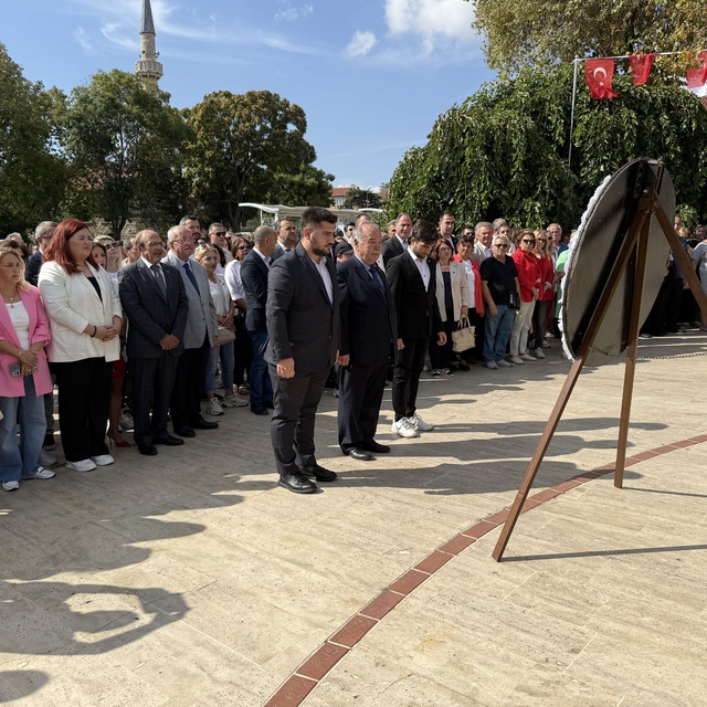 Tekirdağ'da CHP'nin 102. kuruluş yıl dönümü kutlandı
