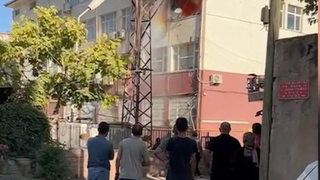 Şanlıurfa'daki Hilvan Hükümet Konağı'nda yangın