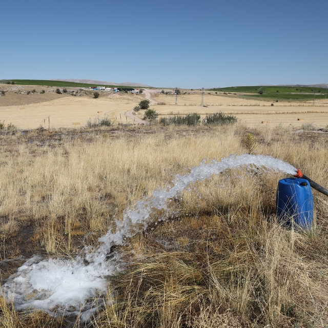 Pınarbaşı'nda açılan sondaj kuyusuyla su iletim kapasitesi artırılacak
