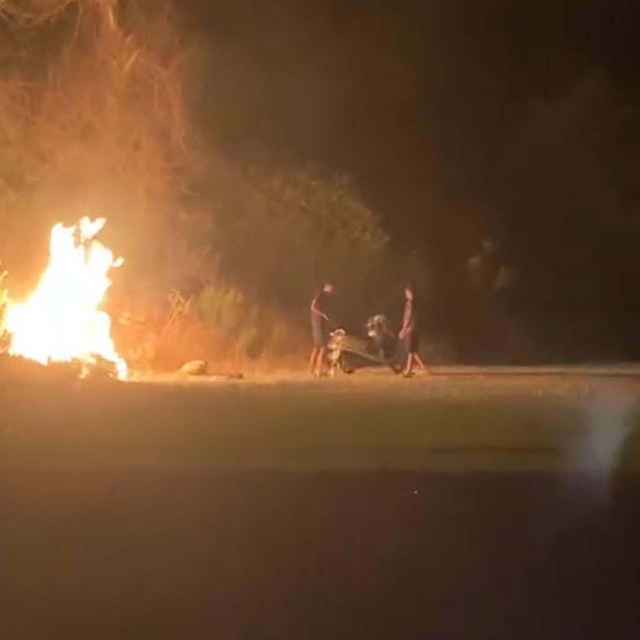 Ormanda yangın çıkardıkları iddiasıyla gözaltına alınan 2 şüpheli, adli kon...