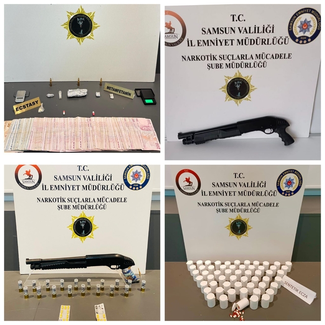 Samsun'da uyuşturucu operasyonunda 5 zanlı yakalandı
