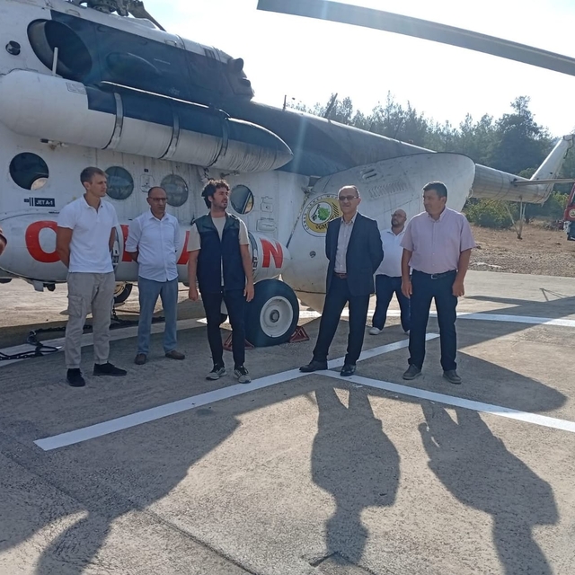 Orhaneli'de lise öğrencileriyle fidan dikme etkinliği düzenlendi