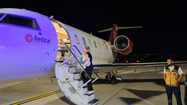 Kalp hastası bebek, ambulans uçakla sevk edildi