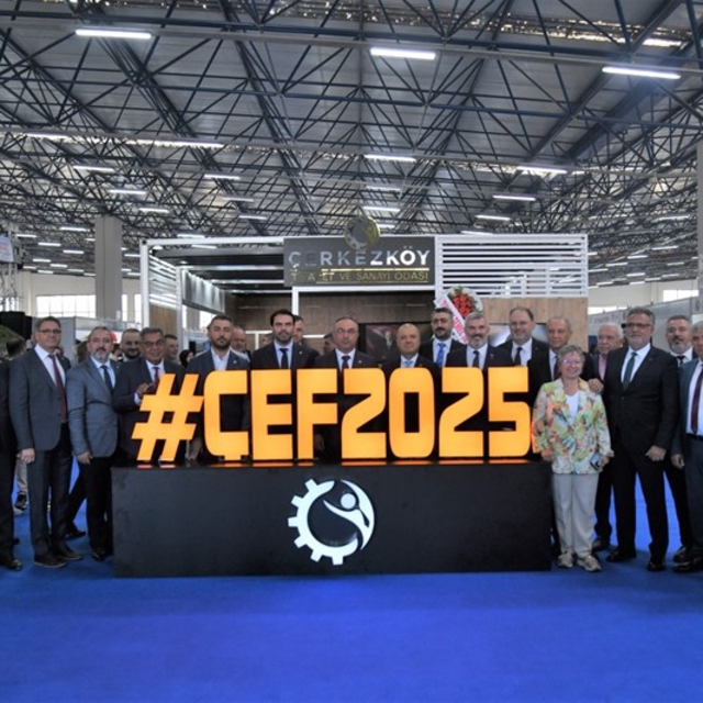 Tekirdağ'da 9. Çerkezköy Endüstriyel Fuarı açıldı