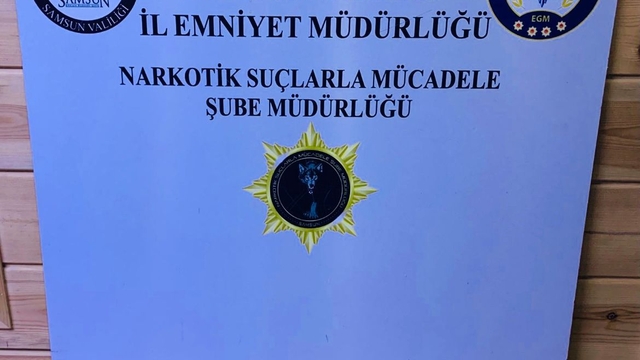 Samsun'da uyuşturucu operasyonda 2 zanlı tutuklandı