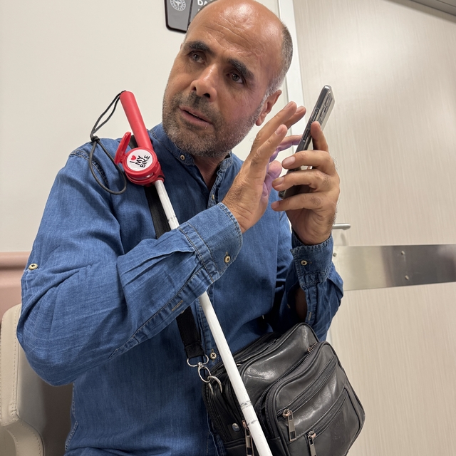 Antalya'da poliklinikte gelen sesli mesaj, görme engellilerin sağlık hizmet...