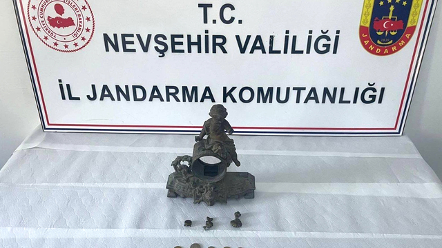 Nevşehir'de tarihi eser kaçakçılığı operasyonunda 1 şüpheli yakalandı