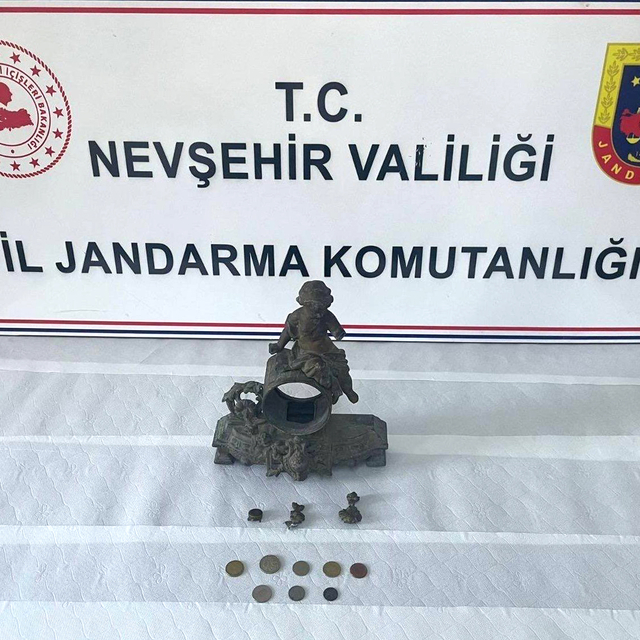 Nevşehir'de tarihi eser kaçakçılığı operasyonunda 1 şüpheli yakalandı