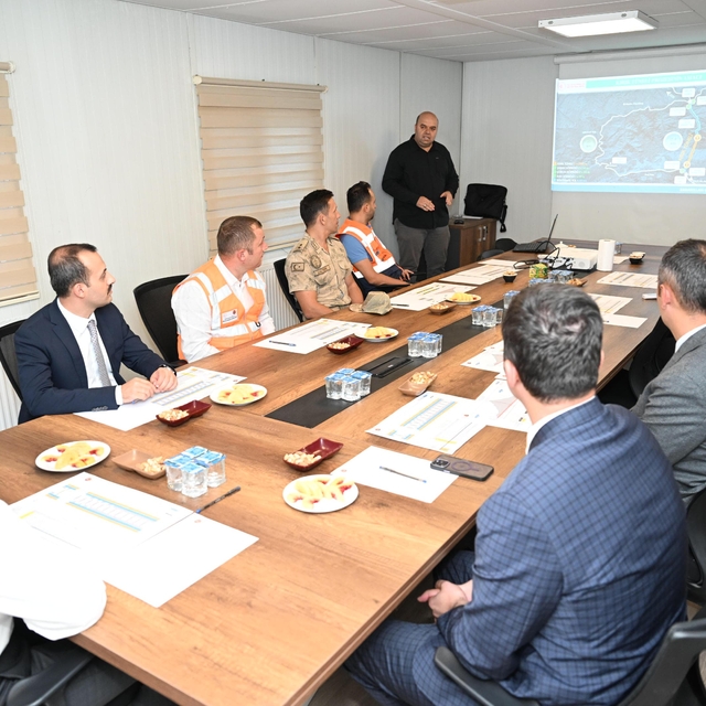 Erzurum Valisi Mustafa Çiftçi, Kırık Tüneli'nde incelemede bulundu