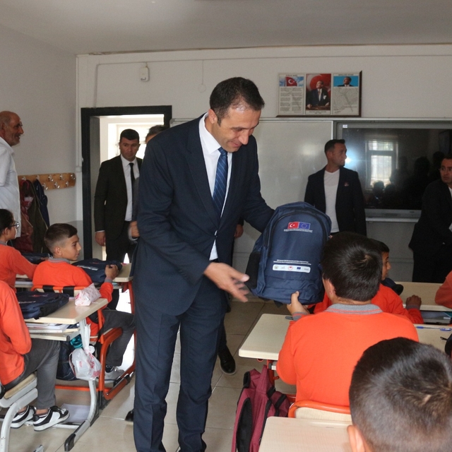 Erzurum TKDK'den kırsaldaki okullara eğitim desteği