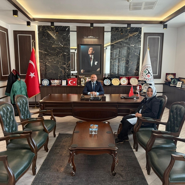 Yeşilay Tokat Şube Başkanı Ateş, Baro Başkanı Bozkurt'u ziyaret etti