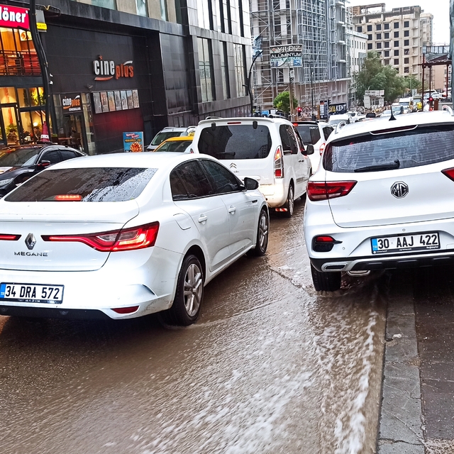 Van'da yağmur etkili oldu