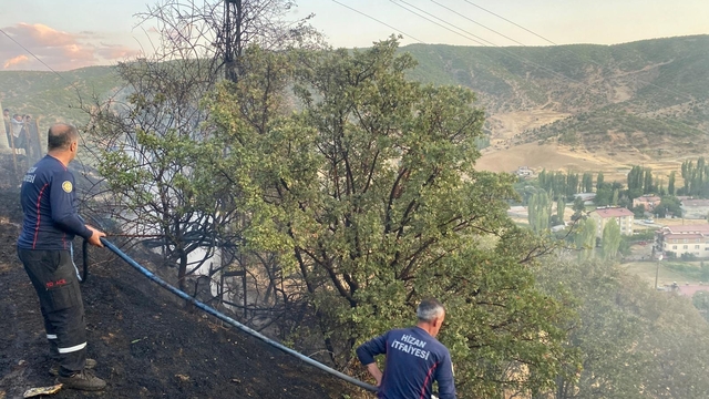 Hizan'da çıkan anız yangını söndürüldü
