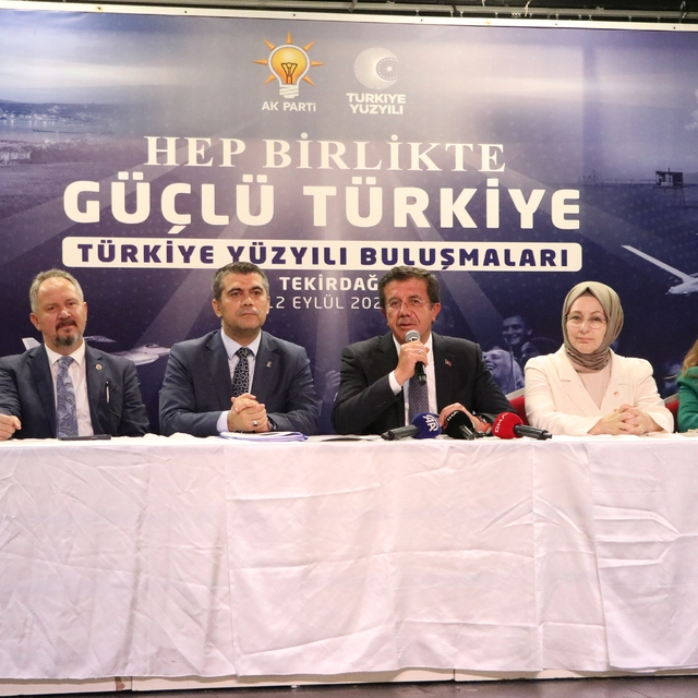 AK Parti Genel Başkan Yardımcısı Zeybekci, Tekirdağ'da konuştu:
