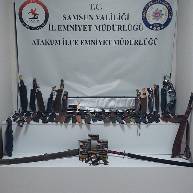 Samsun'da kaçak silah operasyonunda 1 zanlı yakalandı