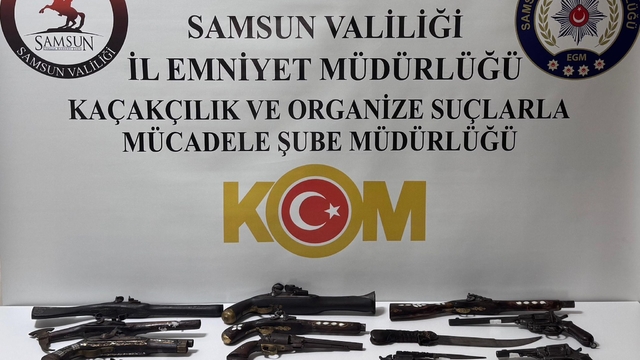 Samsun'da tarihi eser operasyonunda 1 şüpheli yakalandı