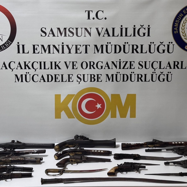 Samsun'da tarihi eser operasyonunda 1 şüpheli yakalandı