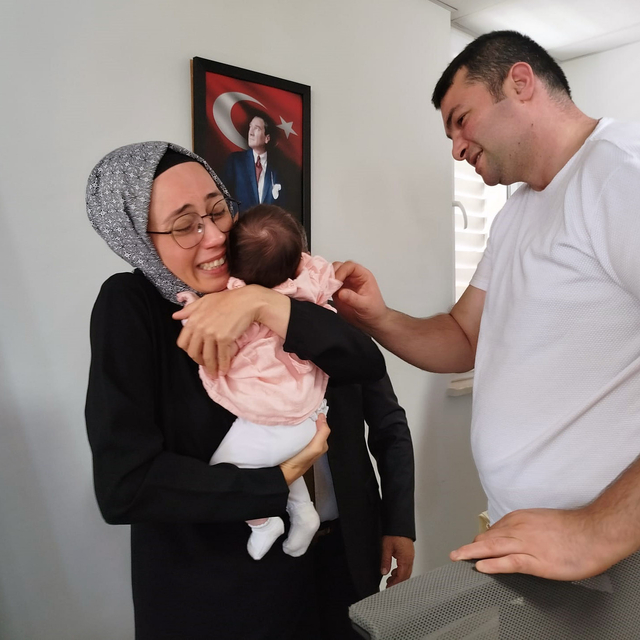 Devlet korumasındaki Begüm bebeğin kokusuyla annelik sevinci yaşadı