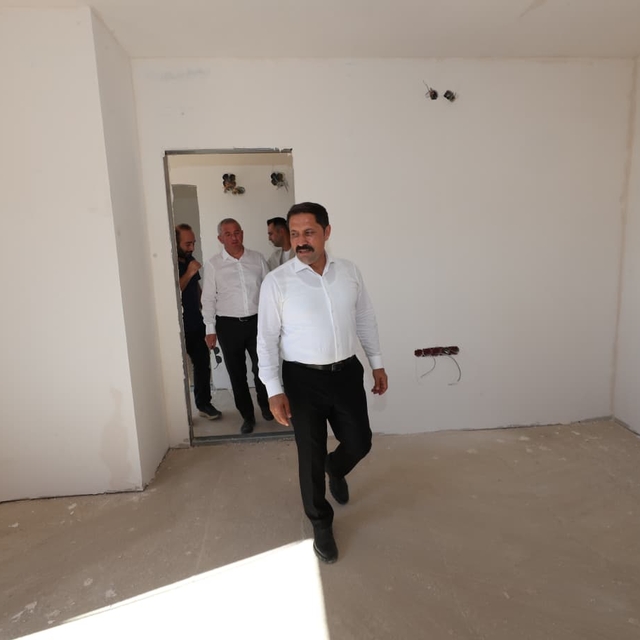 Hatay Belen'de kırsal deprem konutlarının yapımı sürüyor
