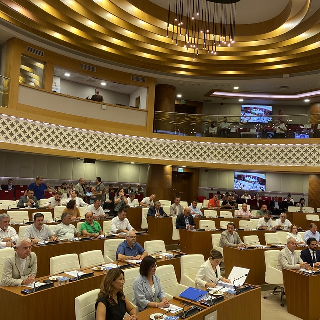 Antalya Büyükşehir Belediyesinin eylül ayı meclis toplantısı yapıldı