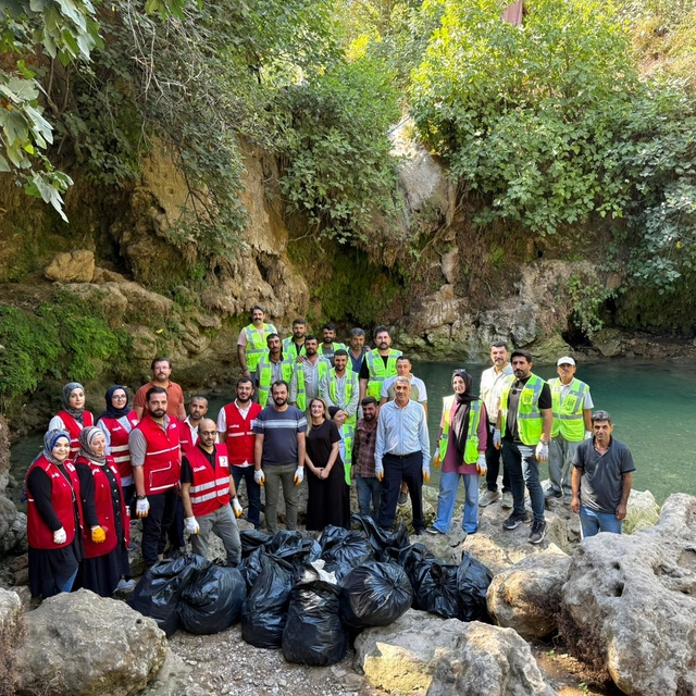 Kızıltepe'de temizlik çalışması