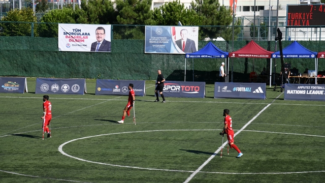 Ampute Futbol Milli Takımı, İtalya'yı 5-0 mağlup etti