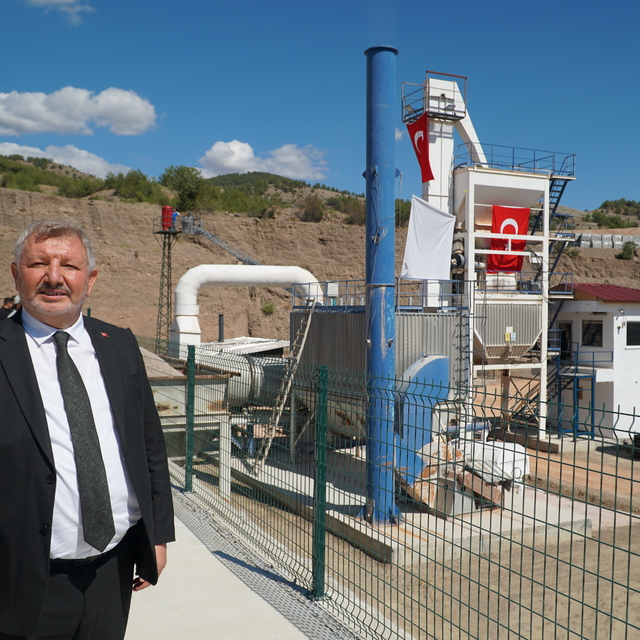 Osmancık Belediyesi Asfalt Plenti Tesisi faaliyete başladı