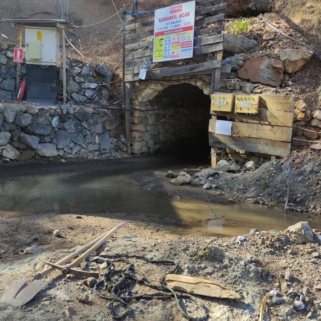 Denizli'de maden ocağında göçük meydana geldi